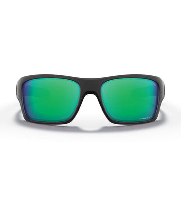 Oakley Turbine Matte Black W/ Prizm Jade Polarized Sunglasses